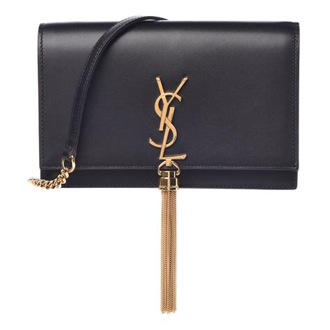 SAINT LAURENT Smooth Calfskin Classic Monogram Kate 